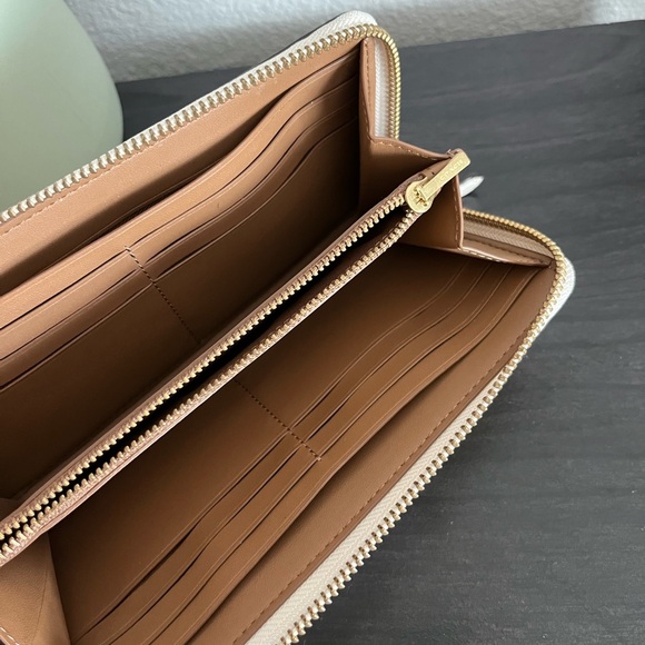 Coach Accordion Zip Floral Wallet - Picture 5 of 12